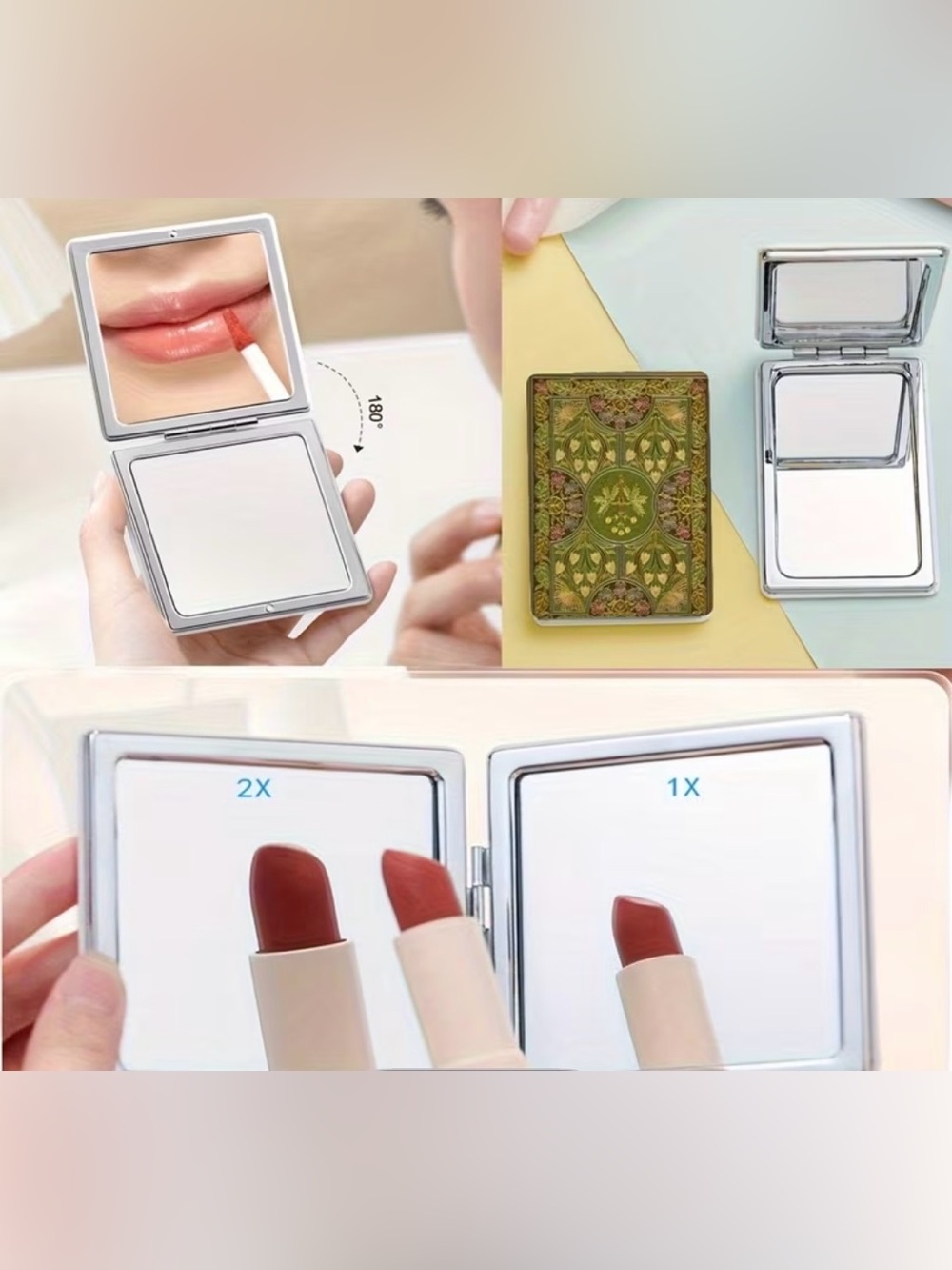 Two Way Compact Mirror - Picture 3 of 5